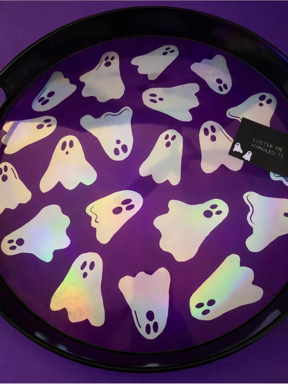 Ghost Placemat and Ghost Tray Set - White - Picture 3 of 7